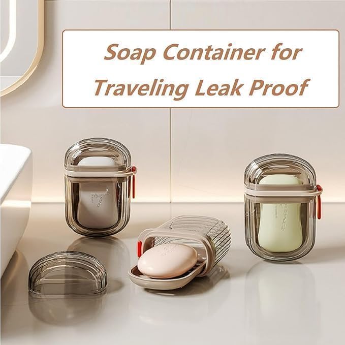 Transparent Travel Soap Case