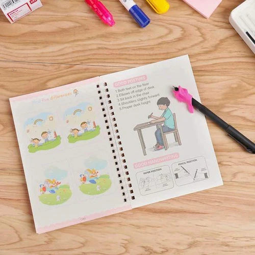 Reusable Magic Kids Educational Books (Set of 4)