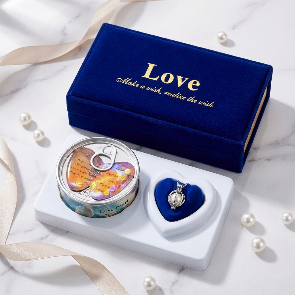 Oyster Pearl Necklace Set❤️ (Necklace + Earrings + Ring)🔥