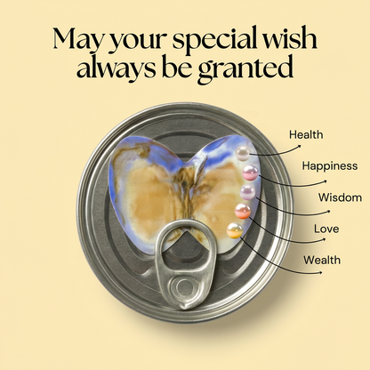 Oyster Pearl Necklace Set❤️ (Necklace + Earrings + Ring)🔥