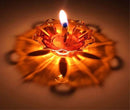 Multicolor Reusable 3D reflection Oil Diya