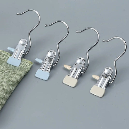 Portable Multipurpose Stainless Steel Hanger Clips